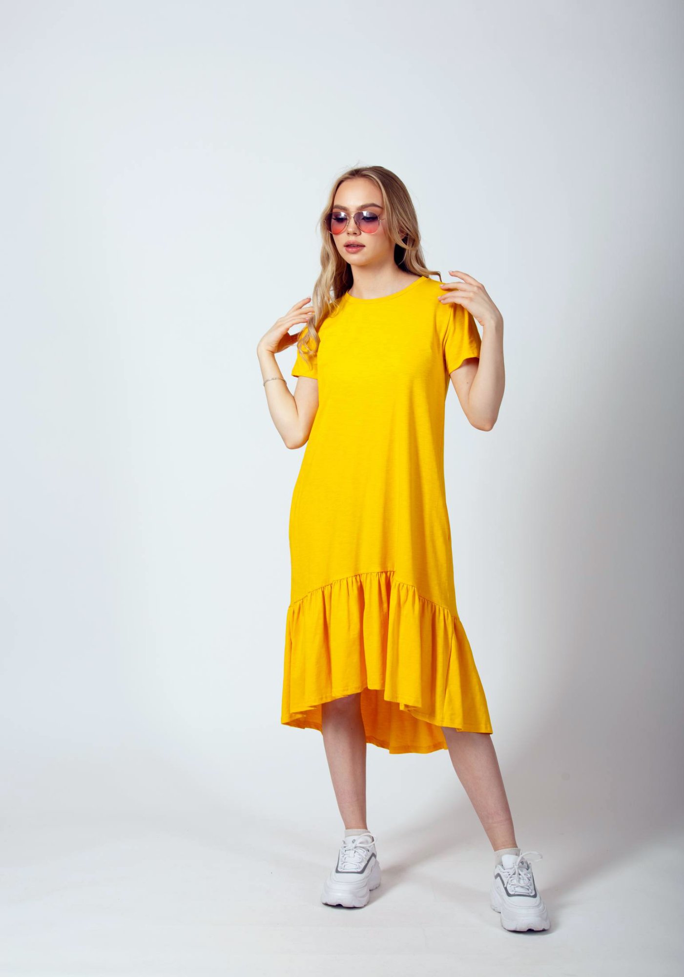 Платье женское 2517 желтый Каталог товаров 